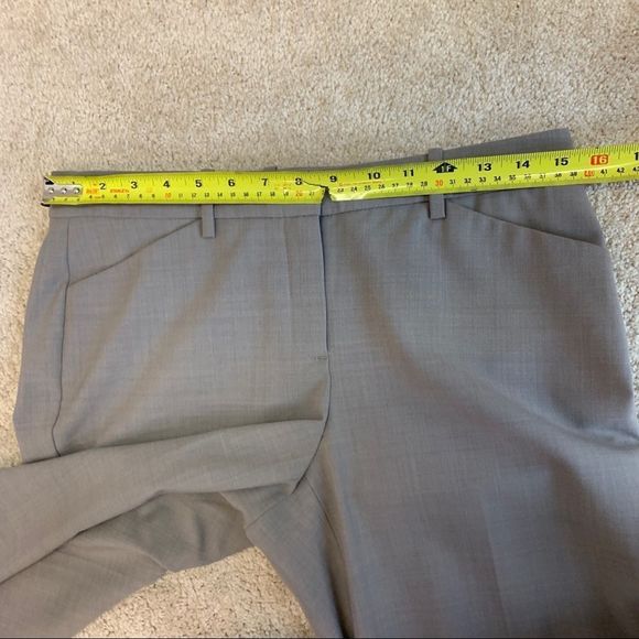 Theory Max C gray tailored Virgin wool pants size 6 - Picture 12 of 13